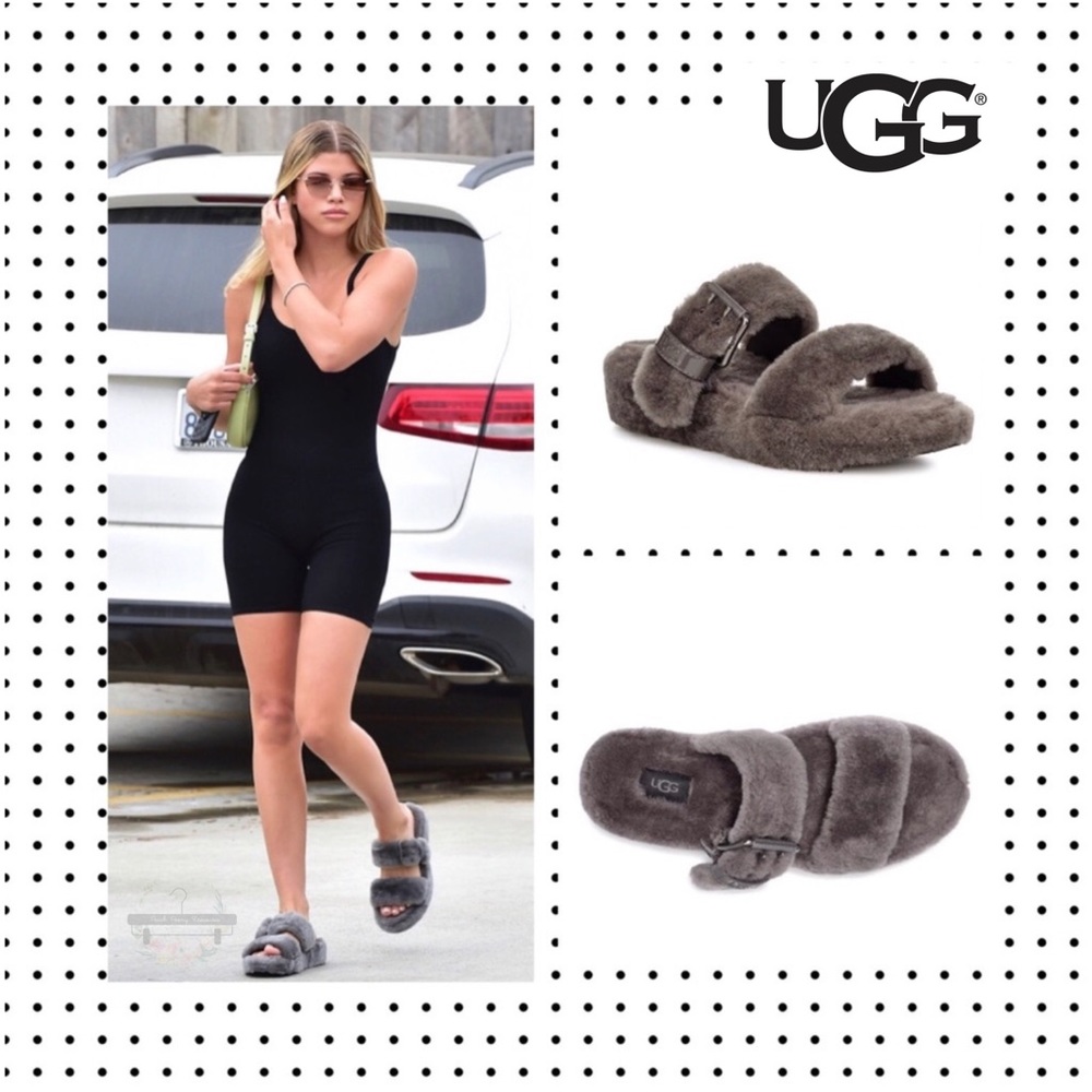 NEW UGG - Fuzz Yeah Slide Sandal 10